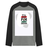 Male Raglan T-Shirt | Men's Regular Fit | 180 GSM Bio-Washed Cotton Blend | DTG Printed | Durable & Pre-Shrunk | Personalized | DTG | Bold | Career | Everyday | Empowering