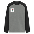 Male Raglan T-Shirt | Men's Regular Fit | 180 GSM Bio-Washed Cotton Blend | DTG Printed | Durable & Pre-Shrunk | Personalized | DTG | Bold | Career | Everyday | Empowering - left pocket - mockup 3