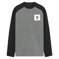 Male Raglan T-Shirt | Men's Regular Fit | 180 GSM Bio-Washed Cotton Blend | DTG Printed | Durable & Pre-Shrunk | Personalized | DTG | Bold | Career | Everyday | Empowering - right pocket - mockup 4