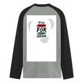 Male Raglan T-Shirt | Regular Fit Men's | 180 GSM Bio-Washed Cotton | DTF Print | Double Stitched Seams | Personalized | DTF | Bold | Career | Everyday | Empowering - back - mockup 2
