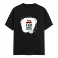 Male Classic Crew T-Shirt | Men's Regular Fit | 180 GSM Bio-Washed Cotton Blend | Embroidery | Pre-Shrunk, Double-Stitched | Personalized | Bold | Career | Everyday | Empowering - front - Black - mockup 1