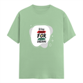 Male Classic Crew T-Shirt | Men's Regular Fit | 180 GSM Bio-Washed Cotton Blend | Embroidery | Pre-Shrunk, Double-Stitched | Personalized | Bold | Career | Everyday | Empowering - front - Jade - mockup 1