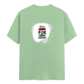 Male Classic Crew T-Shirt | Men's Regular Fit | 180 GSM Bio-Washed Cotton Blend | Embroidery | Pre-Shrunk, Double-Stitched | Personalized | Bold | Career | Everyday | Empowering - back - Jade - mockup 2