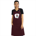 Apron | Onesize Unisex Adult | Cotton DTG Printed | Pockets & Adjustable Straps | Personalized | DTG | Bold | Career | Everyday | Empowering - front - Maroon - mockup 1