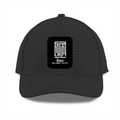 Sports Cap | Unisex | Polyester | Breathable, Adjustable Fit, DTG Printing | All Ages | Personalized | DTG | Minimalist | Self-reliance | Everyday | Confident - front - Black - mockup 1