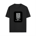 Male Standard Crew T-Shirt | Regular Fit | 100% Cotton DTF Print | Soft, Durable | Men | Personalized | DTF | Minimalist | Self-reliance | Everyday | Confident - front - Black - mockup 1