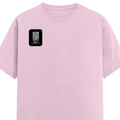 Classic Crew T-Shirt | Men's Regular Fit | 180 GSM Bio-Washed Cotton | DTG Print Ready | Double-Stitched & Ribbed Neck | Personalized | DTG | Minimalist | Self-reliance | Everyday | Confident - right pocket - Light Baby Pink - mockup 4