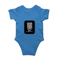 Rompers | Regular Fit Baby & Toddler | Bio-Washed Cotton | Double Stitched, Pre-Shrunk | Unisex | Personalized | DTG | Minimalist | Self-reliance | Everyday | Confident - back - Orchid Blue - mockup 2