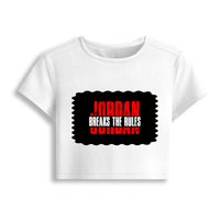 Female Baby Tee | Cropped Fit, Gen Z | 95% Cotton 5% Spandex, DTG | Stretchable, Breathable, Pre-Shrunk | Women | Personalized | DTG | Graphic | Rebellion | Individuality | Everyday | Assertive