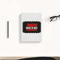 Daily Planner | 3-Month Undated | 300 GSM Cover, 70 GSM Pages, Digital Print | 204 Pages, Soft-Bound, Perfect Binding, Dotted Pages | Unisex | Personalized | Graphic | Rebellion | Individuality | Everyday | Assertive - back - White - mockup 2