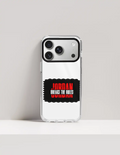 Hard Clear Case | iPhone | TPU Sides & PC Back | Detachable Camera Protector, Scratch-Proof | Unisex | Personalized | Graphic | Rebellion | Individuality | Everyday | Assertive - front_17 Pro - 17 Pro - mockup 2