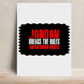 Metal Posters | 8x11.7 & 11.7x15.7 in | 1mm Thick Metal | Magnetic Mount, Waterproof, Glossy Finish | Unisex Home Decor | Personalized | Graphic | Rebellion | Individuality | Everyday | Assertive - front - White - mockup 1