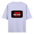 Oversized Standard T-Shirt | Unisex Oversized Fit | 180 GSM 100% Super Combed Cotton | DTF Print | Soft & Durable | Personalized | DTF | Graphic | Rebellion | Individuality | Everyday | Assertive - back - Lavender - mockup 2