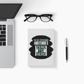 Notebook | A5 | 300 GSM Cover, 70 GSM Pages | 120 Pages, Ruled/Unruled, Soft Binding | Unisex | Personalized | Bold | Success | Assertive - back - White - mockup 2