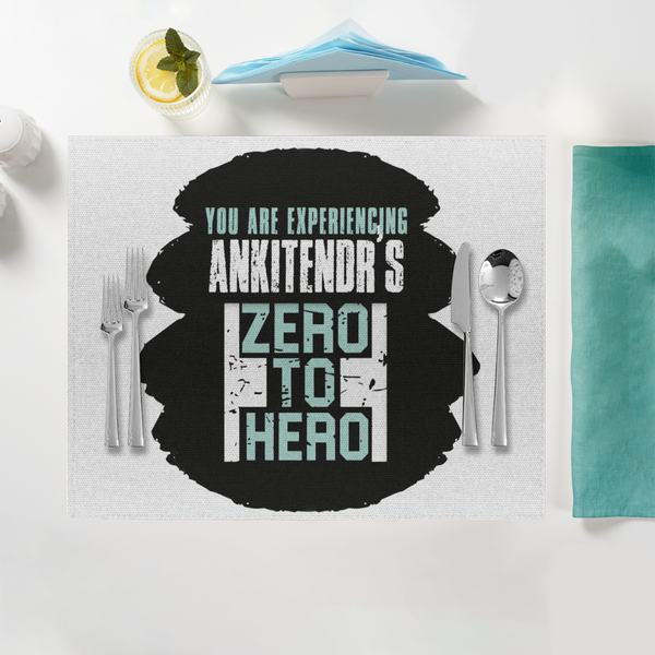 Placemat | Home & Event Dining | 100% Polyester | Durable, Fade-Proof, Soft | Unisex | Personalized | Bold | Success | Assertive