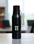Steel Water Bottle | 750ml Unisex | 304 Stainless Steel Laser Engraved | Leak-Proof, BPA-Free, Eco-Friendly | Personalized | DTG | Bold | Success | Assertive - front - mockup 1