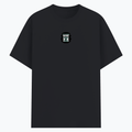 Basic T-Shirt | Unisex Fit, Sizes XS-2XL | 180 GSM Poly-Cotton Blend, DTF Ready | Bio-Wash, Silicon Finish, Durable Stitching | Adults | Personalized | DTF | Bold | Success | Assertive - front - Black melange - mockup 1