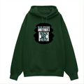 Oversized Hoodie | Unisex Relaxed Fit | 400 GSM Cotton Blend | DTG Printed | Drop Shoulder, Pre-Shrunk | Adults | Personalized | DTG | Bold | Success | Assertive - front - Bottle Green - mockup 1