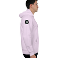 Oversized Hoodie | Unisex Relaxed Fit | 400 GSM Cotton Blend | DTG Printed | Drop Shoulder, Pre-Shrunk | Adults | Personalized | DTG | Bold | Success | Assertive - right sleeve - Light Baby Pink - mockup 6