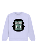Oversized Sweatshirt | Roomy Relaxed Fit | 400 GSM Cotton Blend | Pre-Shrunk Drop Shoulder | Unisex Adult | Personalized | DTF | Bold | Success | Assertive - front - Lavender - mockup 1