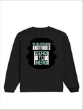 Oversized Sweatshirt | Roomy Relaxed Fit | 400 GSM Cotton Blend | Pre-Shrunk Drop Shoulder | Unisex Adult | Personalized | DTF | Bold | Success | Assertive - back - Black - mockup 2