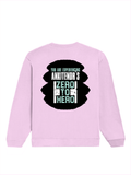 Oversized Sweatshirt | Roomy Relaxed Fit | 400 GSM Cotton Blend | Pre-Shrunk Drop Shoulder | Unisex Adult | Personalized | DTF | Bold | Success | Assertive - back - Light Baby Pink - mockup 2