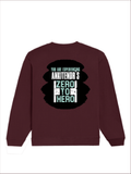 Oversized Sweatshirt | Roomy Relaxed Fit | 400 GSM Cotton Blend | Pre-Shrunk Drop Shoulder | Unisex Adult | Personalized | DTF | Bold | Success | Assertive - back - Maroon - mockup 2