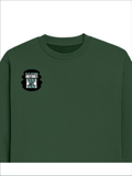 Oversized Sweatshirt | Roomy Relaxed Fit | 400 GSM Cotton Blend | Pre-Shrunk Drop Shoulder | Unisex Adult | Personalized | DTF | Bold | Success | Assertive - right pocket - Bottle Green - mockup 4