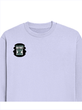 Oversized Sweatshirt | Roomy Relaxed Fit | 400 GSM Cotton Blend | Pre-Shrunk Drop Shoulder | Unisex Adult | Personalized | DTF | Bold | Success | Assertive - right pocket - Lavender - mockup 4