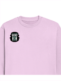 Oversized Sweatshirt | Roomy Relaxed Fit | 400 GSM Cotton Blend | Pre-Shrunk Drop Shoulder | Unisex Adult | Personalized | DTF | Bold | Success | Assertive - right pocket - Light Baby Pink - mockup 4