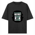 Oversized Standard T-Shirt | Unisex Oversized Fit | 180 GSM 100% Super Combed Cotton | DTF Print | Soft & Durable | Personalized | DTF | Bold | Success | Assertive - front - Black - mockup 1
