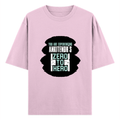 Oversized Standard T-Shirt | Unisex Oversized Fit | 180 GSM 100% Super Combed Cotton | DTF Print | Soft & Durable | Personalized | DTF | Bold | Success | Assertive - front - Light Baby Pink - mockup 1