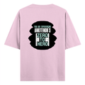 Oversized Standard T-Shirt | Unisex Oversized Fit | 180 GSM 100% Super Combed Cotton | DTF Print | Soft & Durable | Personalized | DTF | Bold | Success | Assertive - back - Light Baby Pink - mockup 2