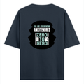 Oversized Standard T-Shirt | Unisex Oversized Fit | 180 GSM 100% Super Combed Cotton | DTF Print | Soft & Durable | Personalized | DTF | Bold | Success | Assertive - back - Navy Blue - mockup 2