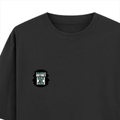 Oversized Standard T-Shirt | Unisex Oversized Fit | 180 GSM 100% Super Combed Cotton | DTF Print | Soft & Durable | Personalized | DTF | Bold | Success | Assertive - left pocket - Black - mockup 3