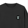 Oversized Standard T-Shirt | Unisex Oversized Fit | 180 GSM 100% Super Combed Cotton | DTF Print | Soft & Durable | Personalized | DTF | Bold | Success | Assertive - right pocket - Black - mockup 4