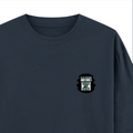 Oversized Standard T-Shirt | Unisex Oversized Fit | 180 GSM 100% Super Combed Cotton | DTF Print | Soft & Durable | Personalized | DTF | Bold | Success | Assertive - right pocket - Navy Blue - mockup 4