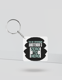 Keychain | Rectangle, Square, Slim Options | Acrylic UV Printed | Fade-Proof, Glossy Finish | Unisex | Personalized | Bold | Success | Assertive