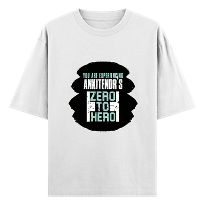 Oversized Classic T-Shirt | Unisex Oversized Fit | 100% Super-Combed Cotton | Pre-Shrunk & Ribbed Neck | Adults | Personalized | DTG | Bold | Success | Assertive - front - White - mockup 1