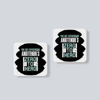Fridge Magnet | Square | Durable Acrylic | UV Print, Strong Hold | Home & Living, Unisex | Personalized | Bold | Success | Assertive