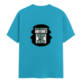 Female Classic Crew T-Shirt | Women's Regular Fit | 180 GSM Bio-Washed Cotton | Double Stitched, Pre-Shrunk | Personalized | DTG | Bold | Success | Assertive - back - SkyBlue - mockup 2