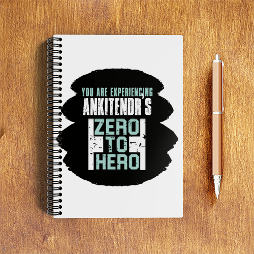 NotePad | A5 Size | Digital Print | 120 Pages | Unisex | Personalized | Bold | Success | Assertive