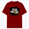 Cotton Stretch T-Shirt | Unisex Adult | 95% Cotton 5% Spandex Blend | 240 GSM, Breathable, Flexible | DTF Print Ready | Personalized | DTF | Grunge | Positivity | Mindset | Everyday | Motivational | Motivational Common Saying - front - Red - mockup 1