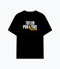 Cotton Stretch T-Shirt | Unisex Adult | 95% Cotton 5% Spandex Blend | 240 GSM, Breathable, Flexible | DTF Print Ready | Personalized | DTF | Grunge | Positivity | Mindset | Everyday | Motivational | Motivational Common Saying - back - Black - mockup 2