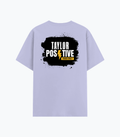 Cotton Stretch T-Shirt | Unisex Adult | 95% Cotton 5% Spandex Blend | 240 GSM, Breathable, Flexible | DTF Print Ready | Personalized | DTF | Grunge | Positivity | Mindset | Everyday | Motivational | Motivational Common Saying - back - Lavender - mockup 2
