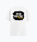 Cotton Stretch T-Shirt | Unisex Adult | 95% Cotton 5% Spandex Blend | 240 GSM, Breathable, Flexible | DTF Print Ready | Personalized | DTF | Grunge | Positivity | Mindset | Everyday | Motivational | Motivational Common Saying - back - White - mockup 2