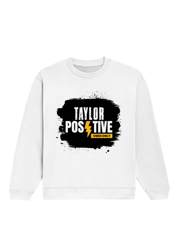 Oversized Sweatshirt | Roomy Relaxed Fit | 400 GSM Cotton Blend | Pre-Shrunk Drop Shoulder | Unisex Adult | Personalized | DTF | Grunge | Positivity | Mindset | Everyday | Motivational | Motivational Common Saying