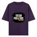 Oversized Classic T-Shirt | Unisex Oversized Fit | 100% Super-Combed Cotton | Pre-Shrunk & Ribbed Neck | Adults | Personalized | DTG | Grunge | Positivity | Mindset | Everyday | Motivational | Motivational Common Saying - front - Purple - mockup 1