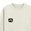 Oversized Classic T-Shirt | Unisex Oversized Fit | 100% Super-Combed Cotton | Pre-Shrunk & Ribbed Neck | Adults | Personalized | DTG | Grunge | Positivity | Mindset | Everyday | Motivational | Motivational Common Saying - left pocket - Off White - mockup 3