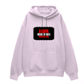 Oversized Hoodie | Unisex Relaxed Fit | 400 GSM Cotton Blend | DTG Printed | Drop Shoulder, Pre-Shrunk | Adults | Personalized | DTG | Bold Typography | Individuality | Defiance | Everyday | Empowering - front - Light Baby Pink - mockup 1
